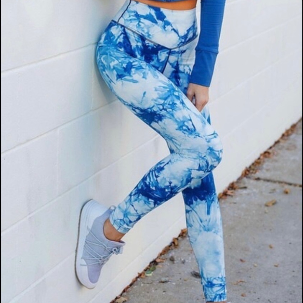 Balance Athletics Blue Tie Dye Legging